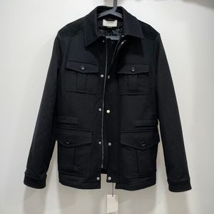 Gucci mens wool pocketed jacket